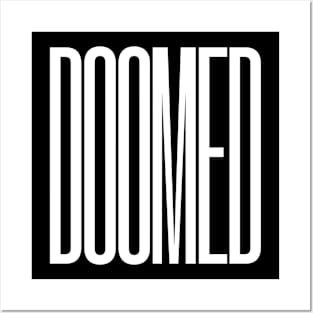 doomed bold logo Posters and Art